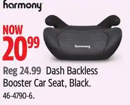 Canadian Tire Dash Backless Booster Car Seat, Black offer