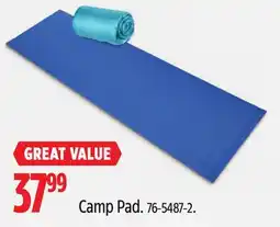 Canadian Tire Outbound Camp Pad offer