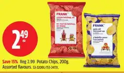 Canadian Tire Frank Potato Chips offer