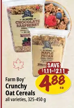 Farm Boy Farm Boy Crunchy Oat Cereals offer