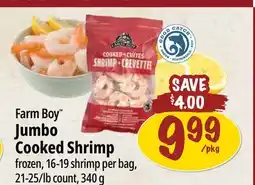 Farm Boy Farm Boy Jumbo Cooked Shrimp offer