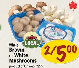 Farm Boy Whole Brown or White Mushrooms offer