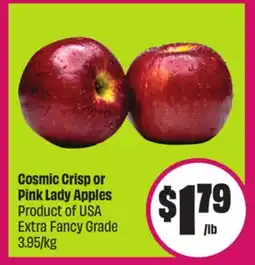 Chalo FreshCo Cosmic Crisp or Pink Lady Apples Product of USA Extra Fancy Grade 3.95/kg offer