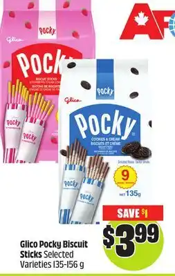 Chalo FreshCo Glico Pocky Biscuit Sticks Selected Varieties 135-156 g offer