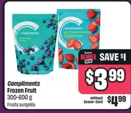 Chalo FreshCo Compliments Frozen Fruit 300-600 g offer