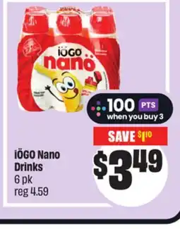 Chalo FreshCo iÖGO Nano Drinks 6 pk offer