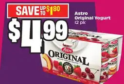 Chalo FreshCo Astro Original Yogurt 12 pk offer
