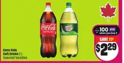 Chalo FreshCo Coca-Cola Soft Drinks 2 L Selected Varieties offer