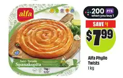 Chalo FreshCo Alfa Phyllo Twists 1 kg 200 offer