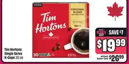 Chalo FreshCo Tim Hortons Single Serve K-Cups 30 pk offer