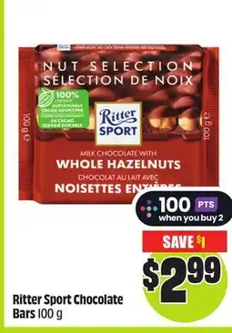Chalo FreshCo Ritter Sport Chocolate Bars 100 g offer