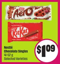Chalo FreshCo Nestlé Chocolate Singles 41-52 g Selected Varieties offer