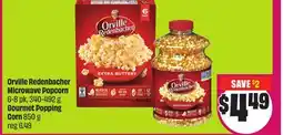 Chalo FreshCo Orville Redenbacher Microwave Popcorn 6-8 pk, 340-492 g Gourmet Popping Corn 850 g offer