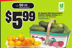 Chalo FreshCo Golden Yellow Plums 1.5 L Product of Ontario Canada No. 1 offer