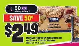 Chalo FreshCo Dunya Harvest Chickpeas or Black Turtle Beans 900 g offer