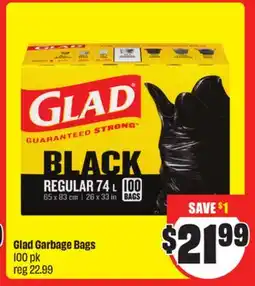 Chalo FreshCo Glad Garbage Bags 100 pk offer