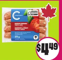 Chalo FreshCo Compliments Chicken Sausages 375g offer
