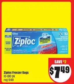 Chalo FreshCo Ziploc Freezer Bags 10-180 pk offer