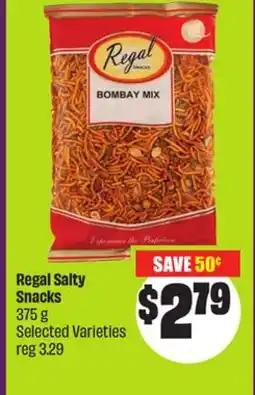 Chalo FreshCo Regal Salty Snacks 375 g Selected Varieties offer