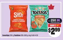 FreshCo Sunchips 205 g Tostitos 205-300 g offer