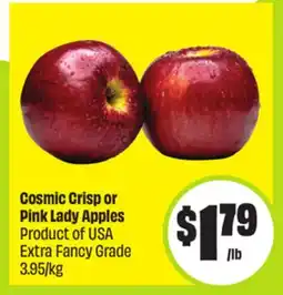 FreshCo Cosmic Crisp or Pink Lady Apples Product of USA Extra Fancy Grade 3.95/kg offer