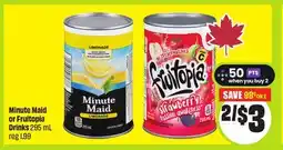 FreshCo Minute Maid or Fruitopia Drinks 295 mL offer