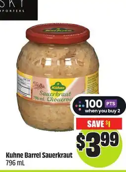 FreshCo Kuhne Barrel Sauerkraut 796 mL offer