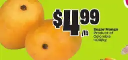 FreshCo Sugar Mango Product of Colombia 11.00/kg offer