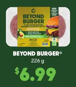 FreshCo BEYOND-BURGER PLANT-BASED BURGERS offer