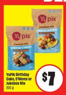 FreshCo YuPik Birthday cake. S'More or Jukebox Mix 150 g offer