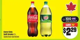 FreshCo Coca - Cola Soft Drinks 2 L Selected Varieties offer