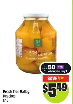 FreshCo Peach Tree Valley Peaches 1.7 L offer