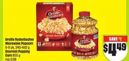 FreshCo Orville Redenbacher Microwave Popcorn 6-8 pk, 340-492 g Gourmet Pupping Corn 850 g offer