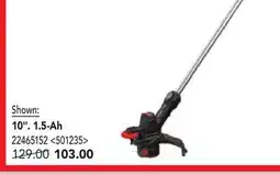 RONA 10. 1.5-Ah CRAFTSMAN 2O-V string trimmers offer