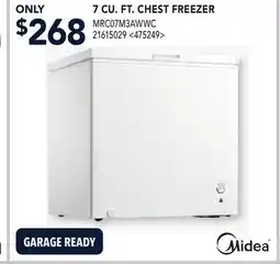 RONA MIDEA 7 CU. FT. CHEST FREEZER offer