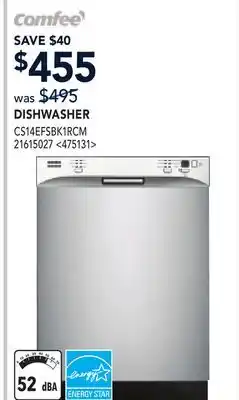 RONA COMFEE DISHWASHER offer