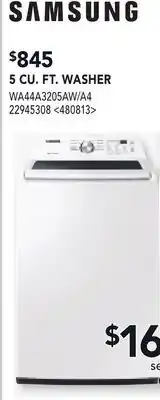 RONA SAMSUNG 5 CU. FT. WASHER offer