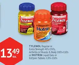 IDA Pharmacy TYLENOL or MOTRIN offer