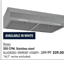 RONA 350 CFM. Stainless steel offer