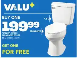 RONA SPEZIA 2-PIECE ELONGATED TOILET 4.8-L offer