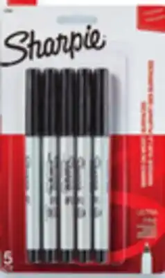 Walmart Sharpie Selected markers 5-pack offer