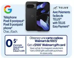 Walmart Pixel 9 Postpaid phone offer