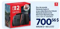Walmart Nintendo Switch 2 and Mario Kart World bundle offer