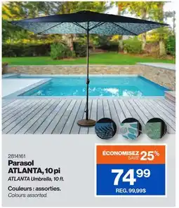 Patrick Morin ATLANTA Umbrella, 10 ft offer