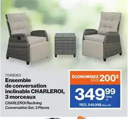 Patrick Morin CHARLEROI Reclining Conversation Set, 3 Pieces offer