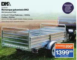 Patrick Morin DK2 Galvanized Trailer offer