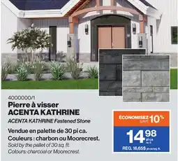 Patrick Morin ACENTA KATHRINE Fastened Stone offer
