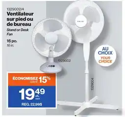 Patrick Morin Stand or Desk Fan offer