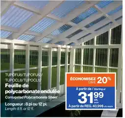 Patrick Morin Corrugated Polycarbonate Sheet offer