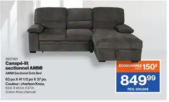 Patrick Morin AMMI Sectional Sofa Bed offer